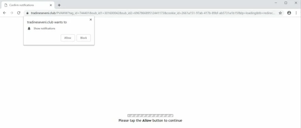Confirm Notifications Scam Virus