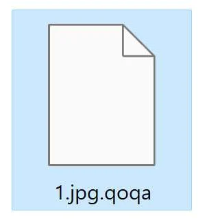 Image: File encrypted by the QOQA Ransomware