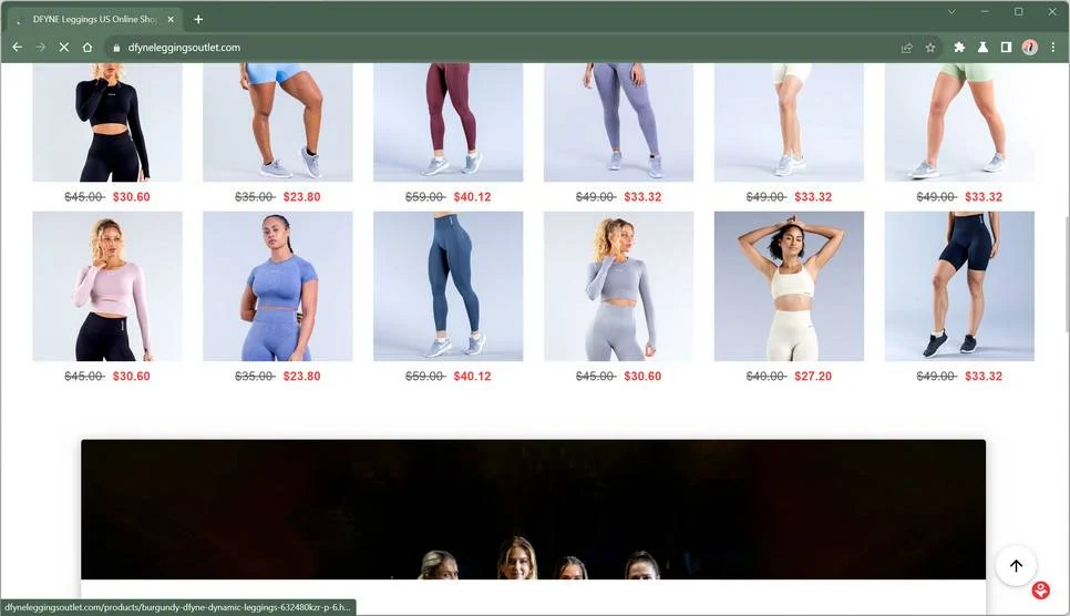 Dfyneleggingsoutlet.com Scam Store: What You Need To Know 1 dfyneleggingsoutlet.com trendmicro