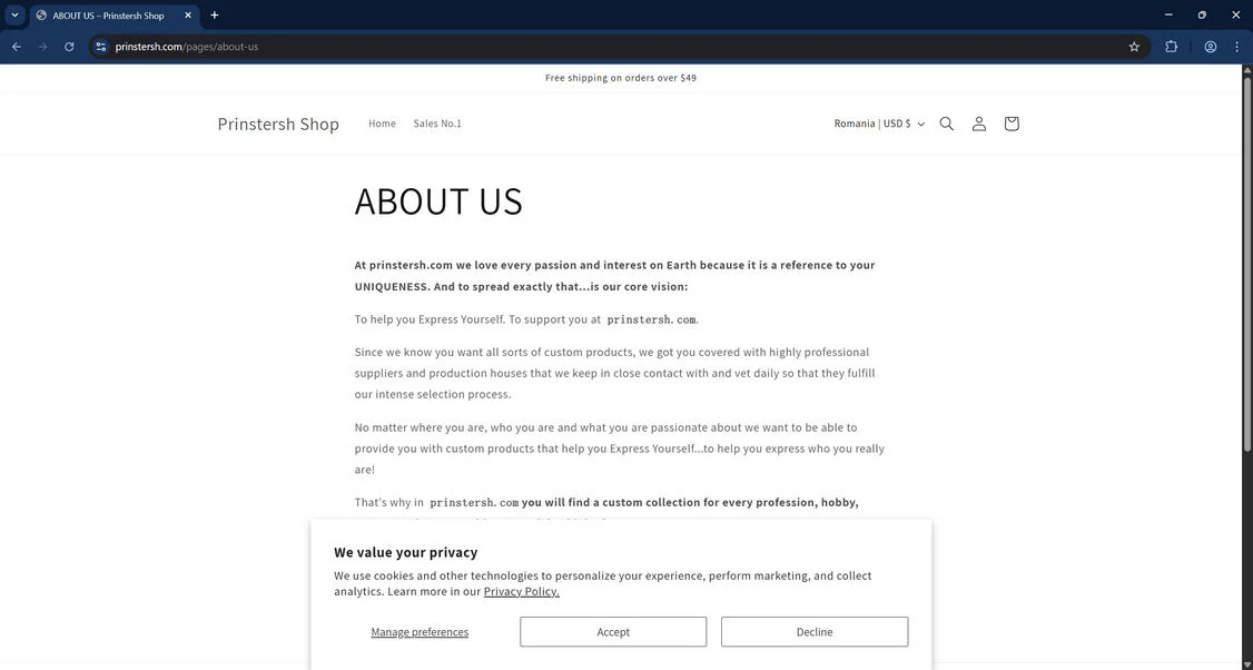 Prinstersh.com Scam Store: What You Need To Know 1 Prinstersh.com scam
