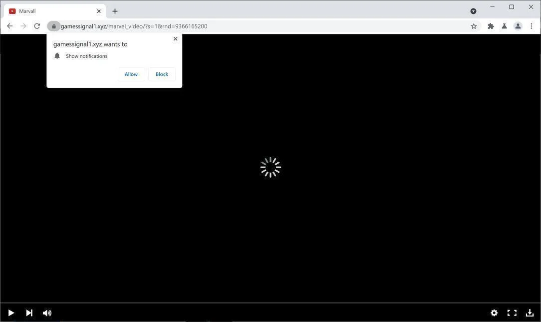 Remove Gamessignal1.xyz pop-up ads (Virus Removal Guide) 1 Image: Chrome browser is redirected to Gamessignal1.xyz
