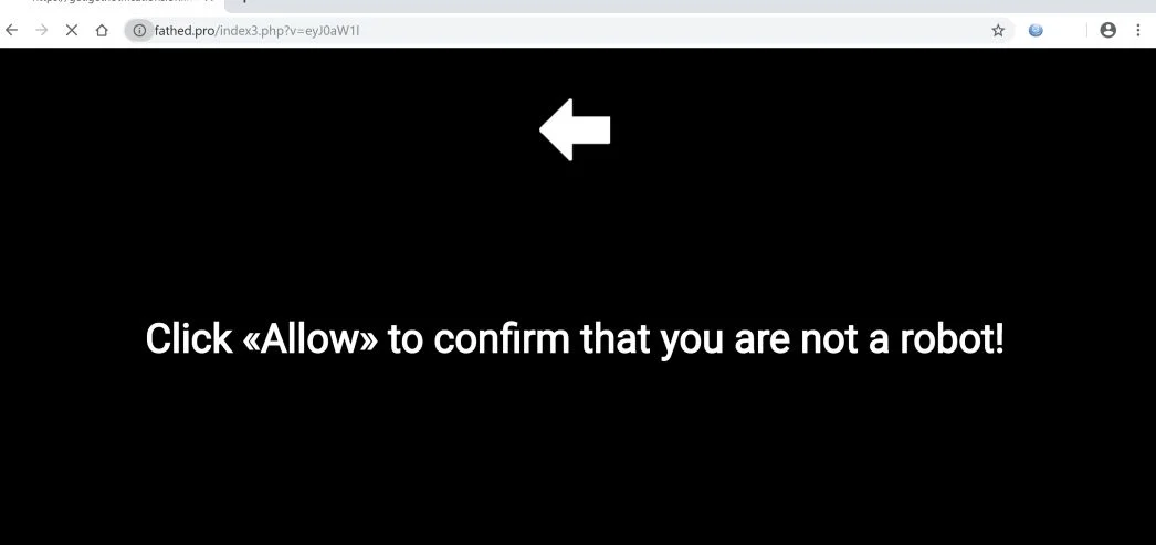 How to remove Fathed.pro pop-up ads (Virus Removal Guide) 1 Image: Chrome browser is redirected to Fathed.pro