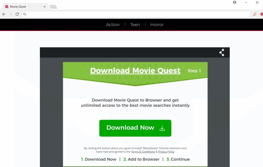 Movie Quests Adware