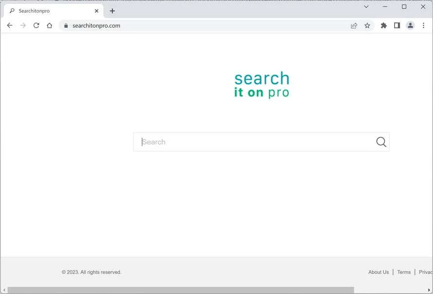 Image: Searchitonpro.com Browser Hijacker