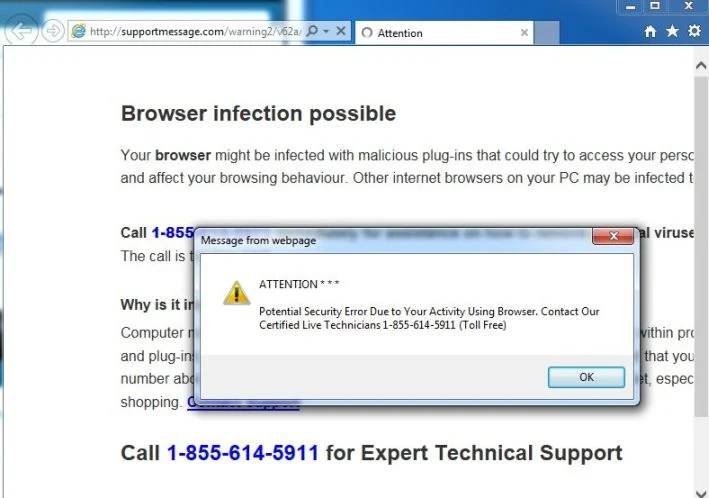 Supportmessage.com virus