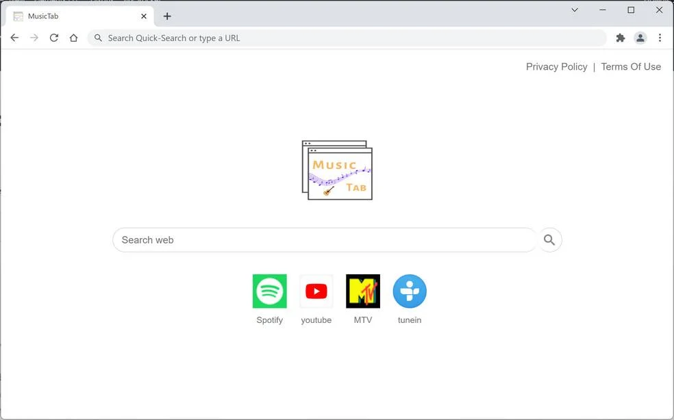 How to Remove Music Tab Browser Hijacker (Virus Removal Guide) 1 Image: Music Tab