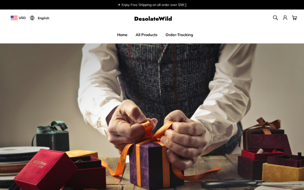 Desolatewild.com scam