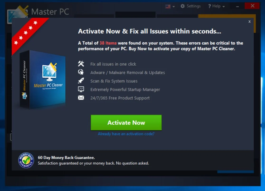 Master PC Cleaner Viru