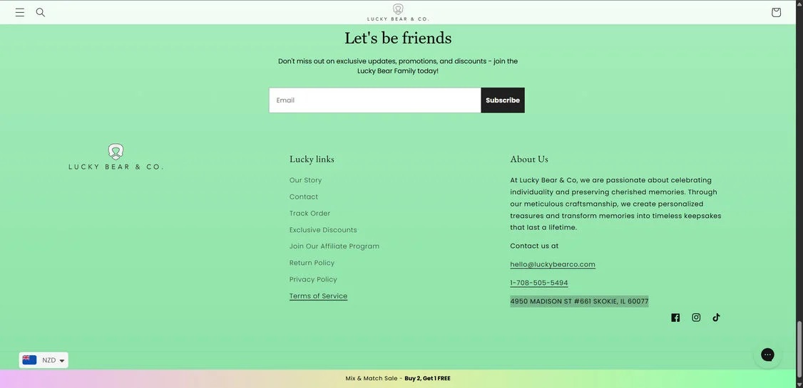 LuckyBearco.com scam