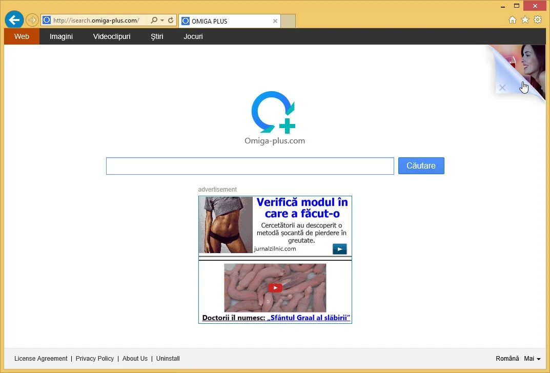 Isearch.Omiga-Plus.com virus