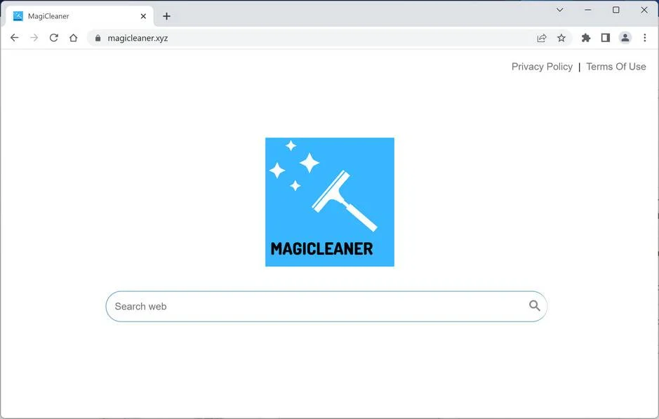 Image: Magicleaner.xyz Browser Hijacker