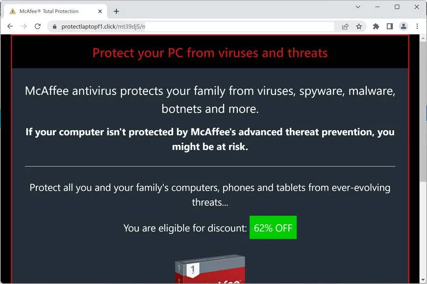 protectlaptopf1.click scam