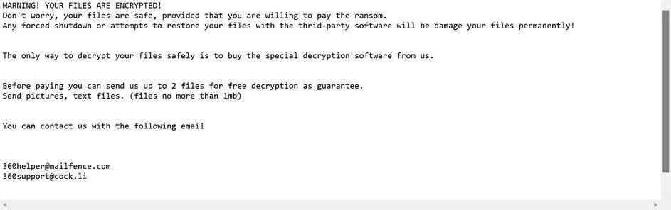 Image: 360 ransomware