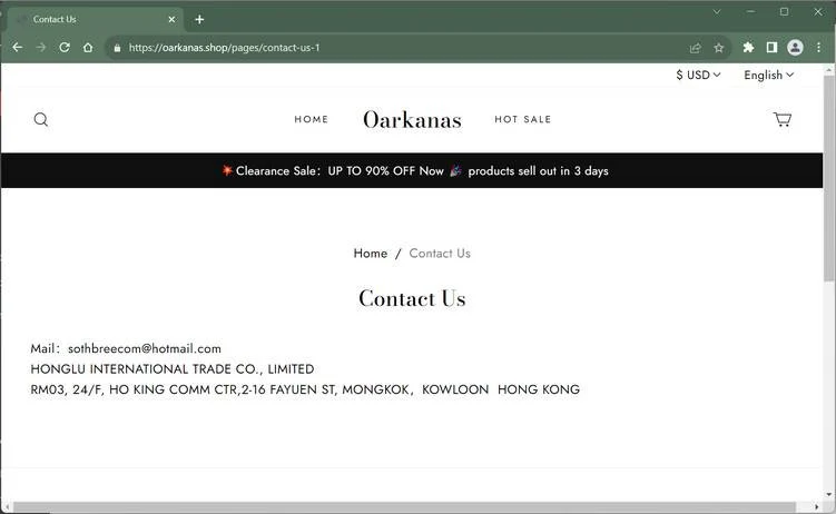 oarkanas.shop scam