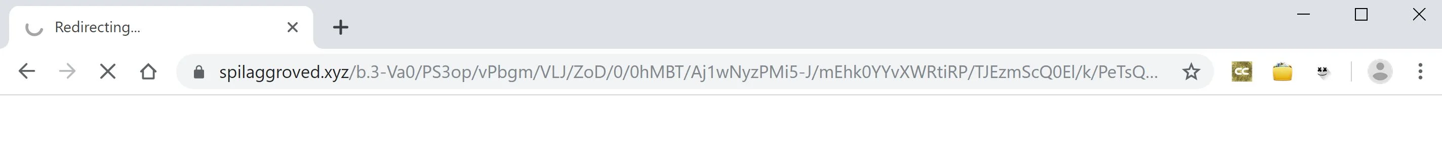 How to remove Spilaggroved.xyz redirect (Virus Removal Guide) 1 Image: Chrome browser is redirected to Spilaggroved.xyz