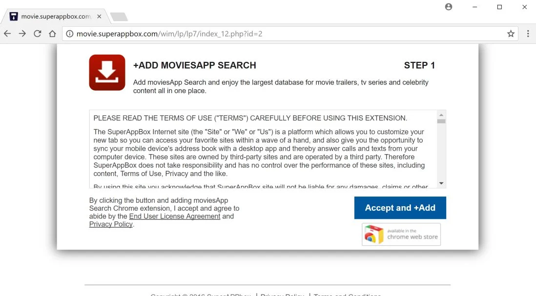 movie.superappbox.com redirect virus