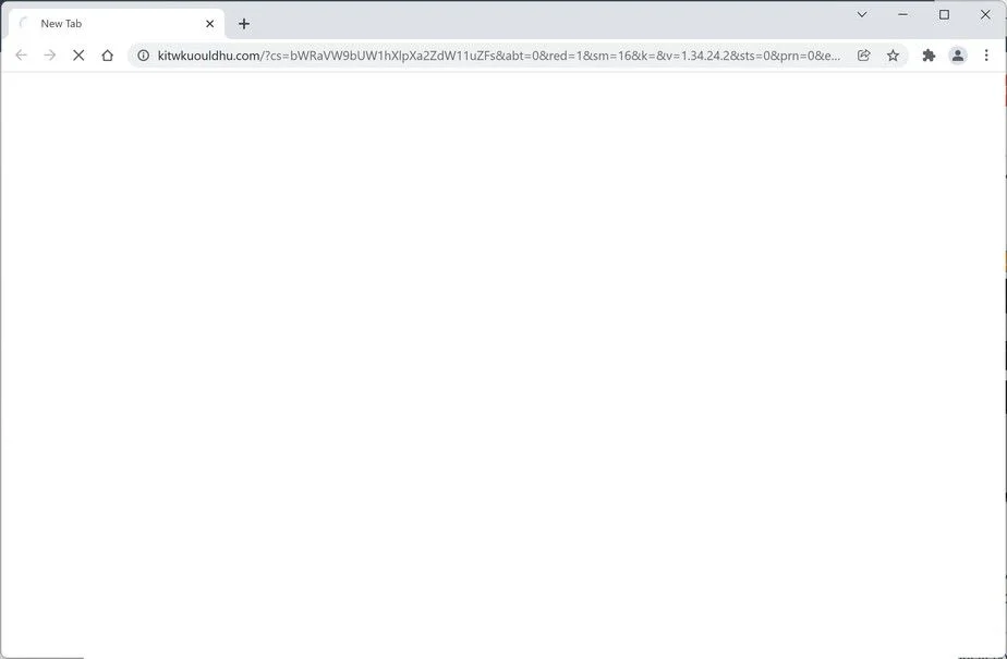 How to Remove Kitwkuouldhu.com Redirect (Virus Removal Guide) 1 Image: Kitwkuouldhu.com Chrome browser redirect