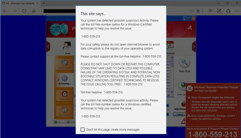 Error Code 0x000007c virus