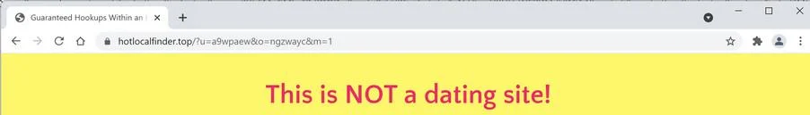 Remove Hotlocalfinder.top pop-up ads (Virus Removal Guide) 1 Image: Chrome browser is redirected to Hotlocalfinder.top