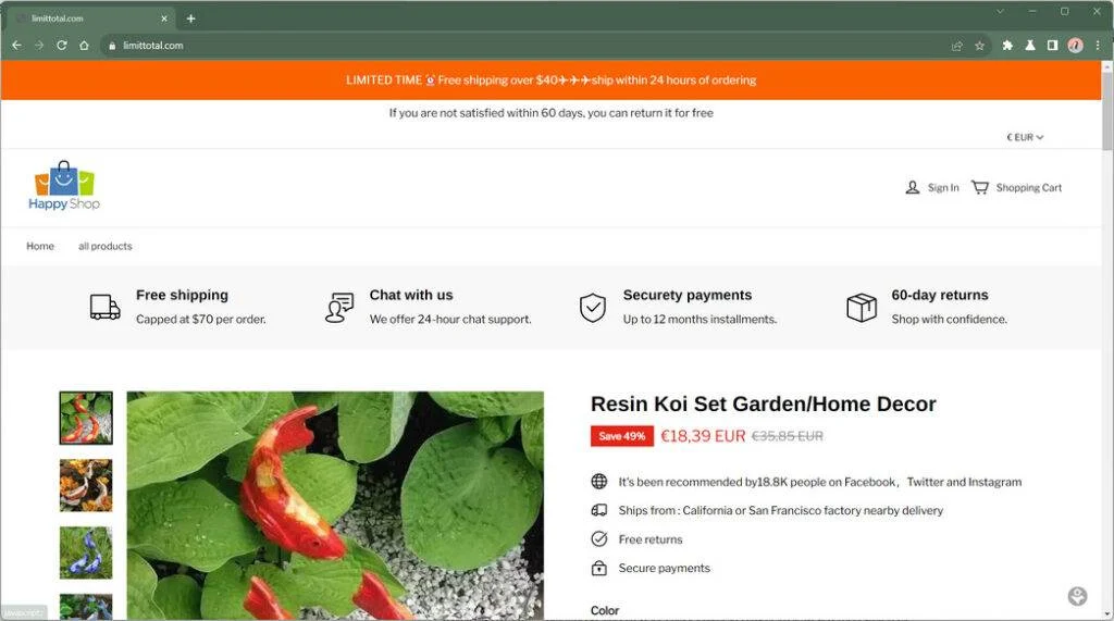 Limittotal.com: A Scam Store? Key Facts Examined 1 limittotal.com trendmicro
