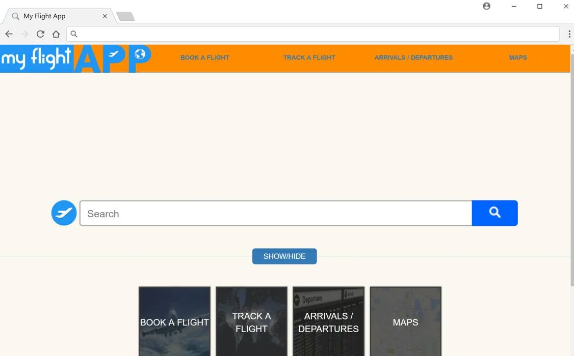Home.myflightapp.com Redirect virus