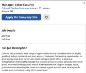 Colonial Pipeline - Cyber Security Manager.PNG