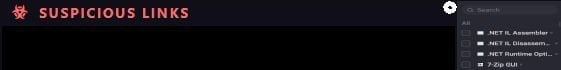 Suspicious links dropdown list.jpg Suspicious links dropdown list.jpg