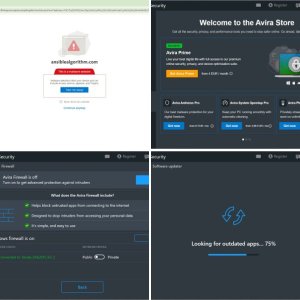 Screenshots of Avira Free Security 2026