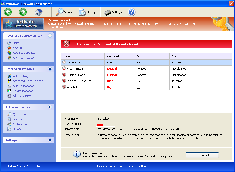 [Image: Windows Firewall Constructor]